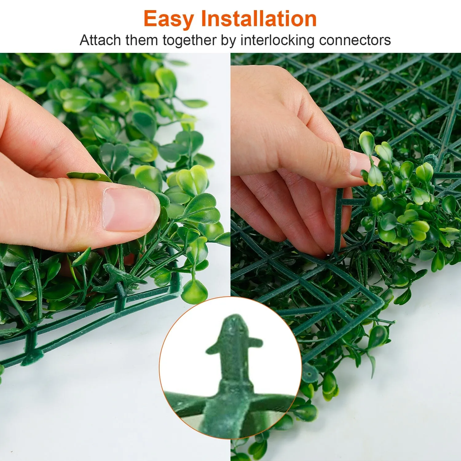 12-Piece: Artificial Boxwood Plant Grass