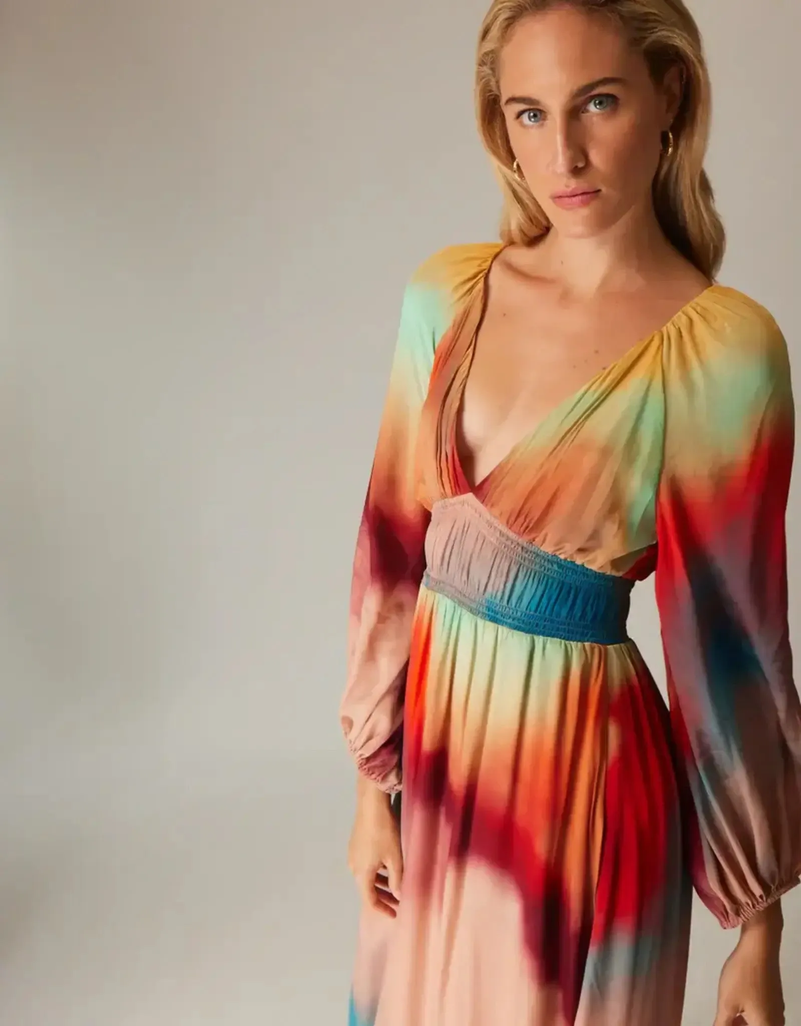 Gilner Farrar Lauren Dress in Blue Lagoon