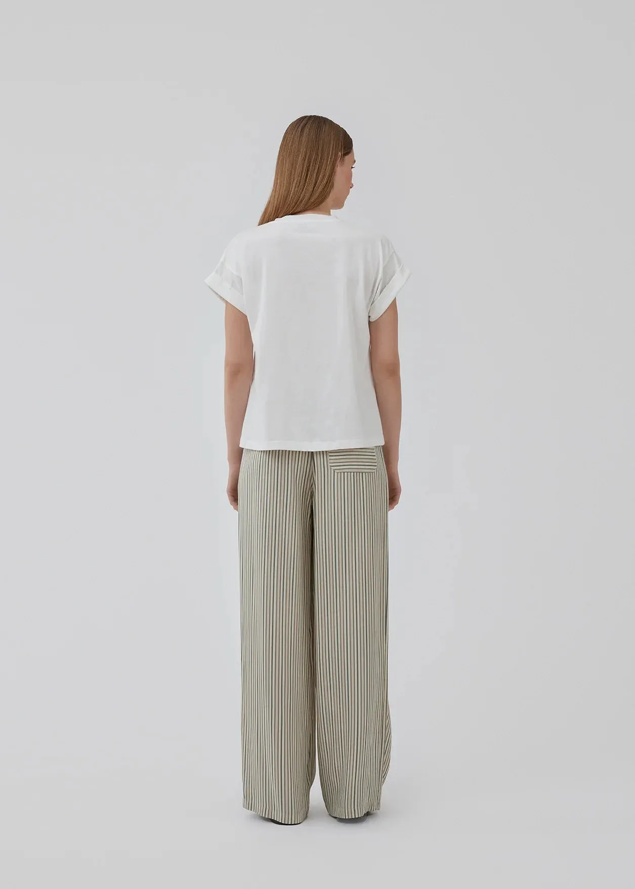 Hissa Print Pants - Soft Stripe