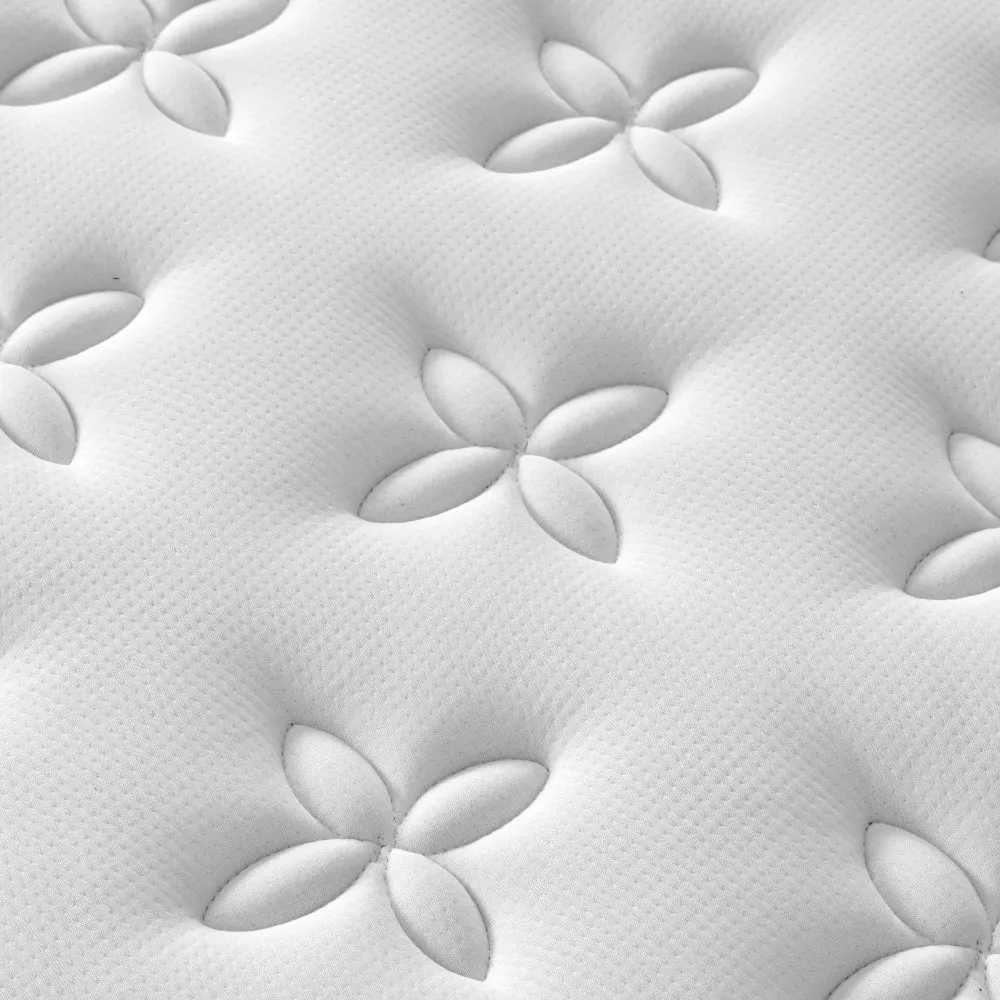 Medium Soft Mattress w/ Pillows, 18cm, Hypoallergenic - Giselle Bedding