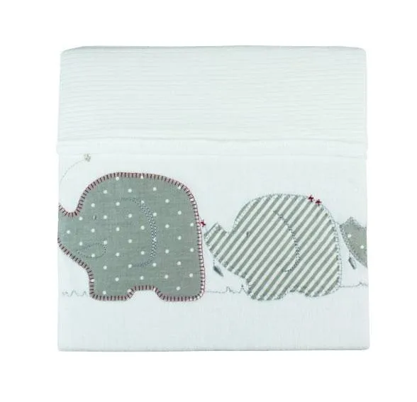 Velour Cuddle Blanket - Petit Elephant